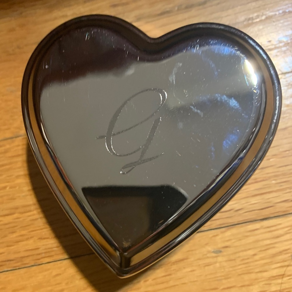 Nordstrom Heart-Shaped Keepsake Box with “G” Monogram Silver Brand New in Box